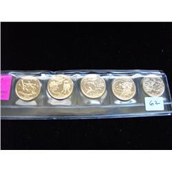 2002 24K GOLD PLATED QUARTER SET