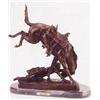 "The Wicked Pony" Remington Bronze Sculpture 9"x9"