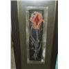 Image 2 : 2 Original Paintings "Midnight Rose' & Midnight Blue Signed by Peters, Framed & Matted