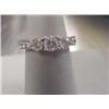 Image 1 : 1 Carat Diamond Ring W/3 Center Round Diamonds