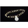Mens 14K Gold Bracelet, 12.1 Gr