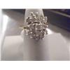 Image 1 : 1.25 Carat Diamond Cluster Ladies Ring, 5.1 Grams 14K Gold