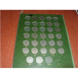 Liberty Head V Nickel Set 1883 to 1912-D, Missing 8 Pcs.