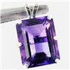 3.47ctw Amethyst Sterling Pendant (JEW-2637)