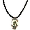 Tibet Bone Nickel Pendant Choker Necklace (ANT-1316)