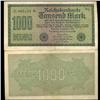 1922 Germany 1000 Mark Note Hi Grade Rare (CUR-05672)