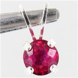 1.65ctw Ruby Sterling Pendant (JEW-2681)