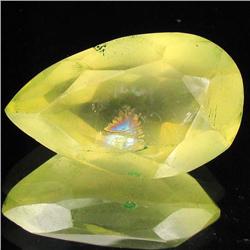 41.55ct Untreated Natural Lemon Citrine Pear (GEM-31927)