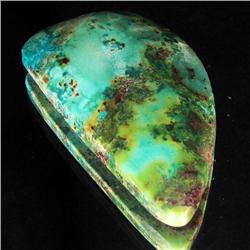 67.00ct Rare Azure Green Agate Cabochon (GEM-33142)