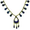 Tibet Lapis Nickel Pendant Choker Necklace (ANT-1364)