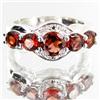 28.95ctw Orange Garnet Sterling Ring (JEW-2880)