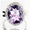 30.59ctw Amethyst Sterling Ring (JEW-2845)