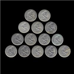 1970s/80s Germany 50 Pfg Hi Grade Scarce 14 Pcs (COI-8181)