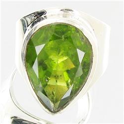 55.11ctw Peridot Sterling Ring (JEW-2817)