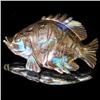 73.71ct Australian Boulder Opal Handcarved Goldfish (GEM-31844)