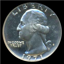 1971S GW 25c Proof Quarter Coin Graded PR68 DCAM (COI-5376)