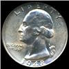 1948D Washington Silver Quarter Graded GEM (COI-6169)