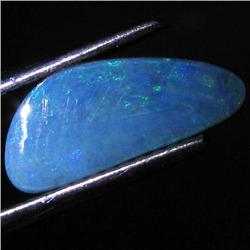 1.15ct Australian Black Opal Doublet Full Fire (GEM-31434)