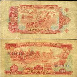 1966 Vietnam 1 Dong Circulated (CUR-06269)