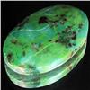 74.07ct Rare Azure Green Agate Cabochon (GEM-33141)