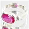 Image 2 : 31.15ctw Mozambique Ruby Sterling Ring (JEW-2764)