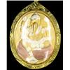 Gold Vermeil Ganesh Amulet (JEW-2566)