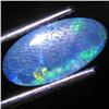 1.32ct Australian Black Opal Doublet Full Fire (GEM-31400)