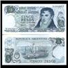 1973 Argentina 5 Peso Note Crisp Uncirculated (CUR-05949)
