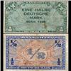 1948 Germany 1/2 Mark Crisp Circulated Note (CUR-05869)