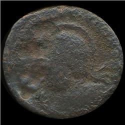 300AD Roman Bronze Coin Higher Grade (COI-9065)
