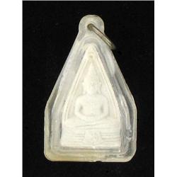 Vintage Thai Clay Buddha Amulet Pha Potha So Torn (ANT-1163)