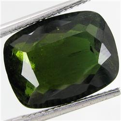 7.35ct Green Chrome Tourmaline Cushion (GEM-31128)