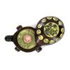 Image 1 : Tibet Teak Turtle Bone Zodiac Compass (ANT-1309)