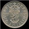 Image 2 : 1959 British QE2 1 Shilling Rare Scottish Rev MS64 (COI-8955)