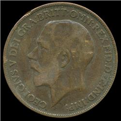 1918H British Geo V 1p RARE MINT (COI-8905)