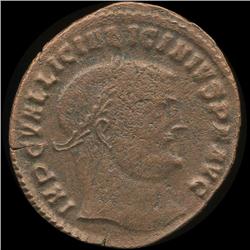 300AD Roman Bronze Coin Higher Grade (COI-9180)