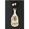 Image 2 : Tibet Bone Pendant with Choker (ANT-1605)