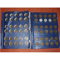 2 Sets Lincoln Pennies from 1909-1950, 8 Missing-1909