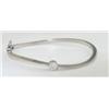 Image 1 : 14K White Gold Diamond Bangle