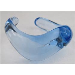 Baccarat Clear Full-Lead Crystal Bangle