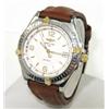 Image 1 : Breitling 2-Toned  Stainless Steel Leather Strap Watch