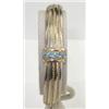 Image 2 : Silver Blue Topaz Bangle
