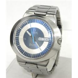 Omega Stainless Steel Automatic Day-Date Watch