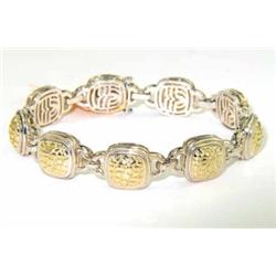 Charles Krypell 14K Gold / Sliver  Bracelet