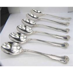 Tiffany & Co Silver Set Of 6 Spoons