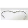 Image 3 : 14K White Gold Diamond Bangle