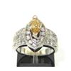 Image 2 : 14K White Gold Champagne Diamond Ring