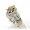 Image 4 : 14K White Gold Champagne Diamond Ring