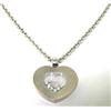 Image 1 : Chopard 18K White Gold, Happy Diamond Necklace