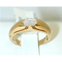 Bvlgari 18K Yellow Gold Diamond Ring